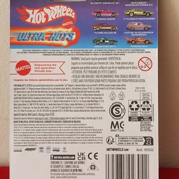 2021 HOT WHEELS ULTRA HOTS, CUSTOM '69 VOLKSWAGEN SQUAREBACK, MINT!!! - Picture 4 of 4